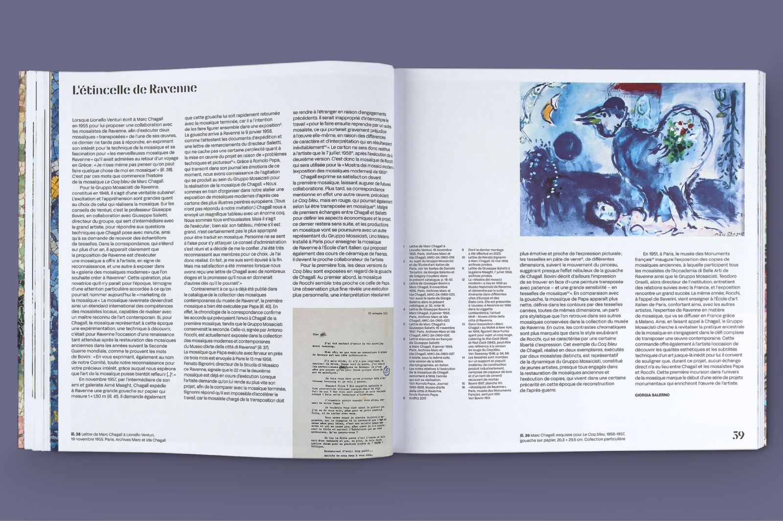 De verre et de pierre: Chagall en mosaïque